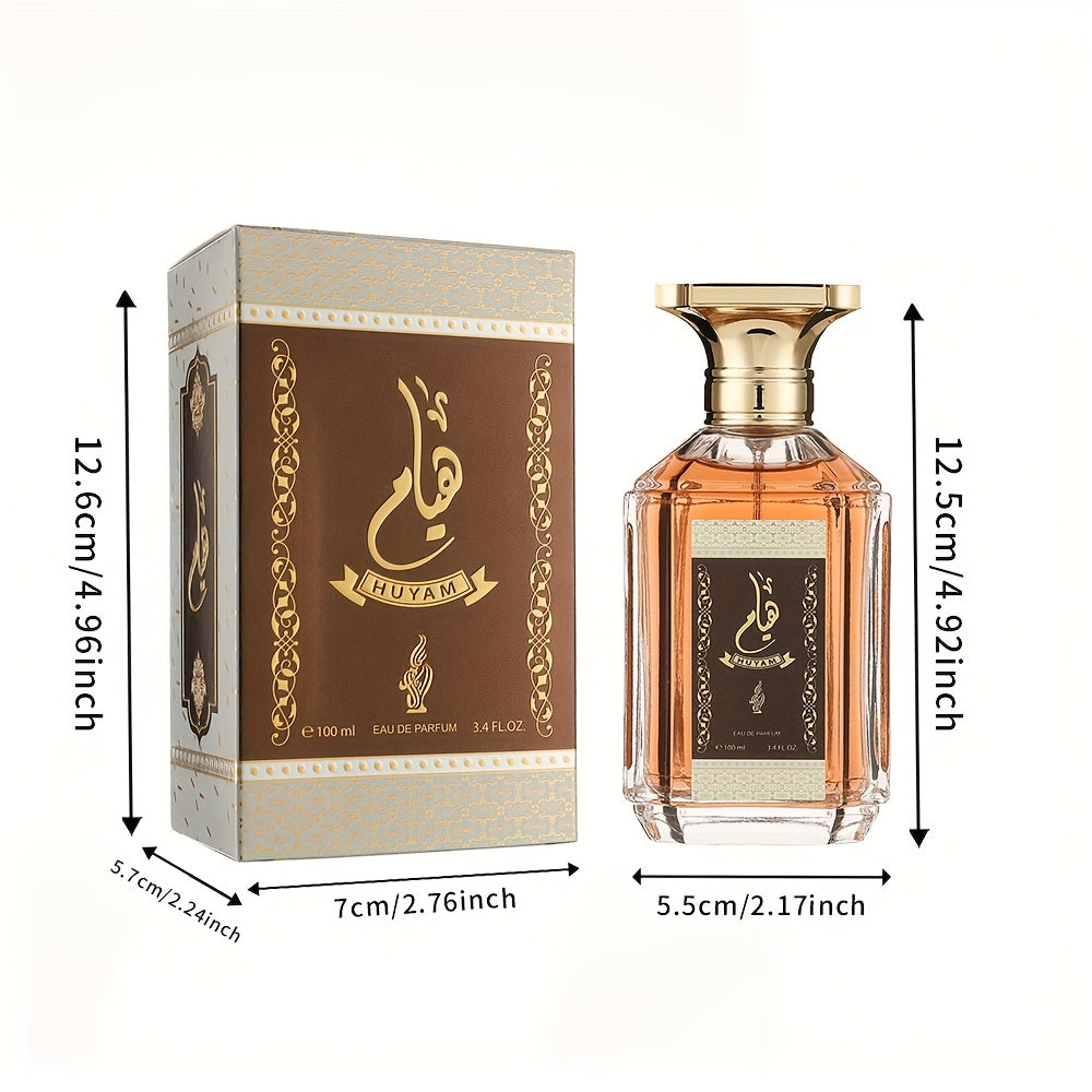 Men's Eau de Toilette - Oriental Amber & Olive Wood Fragrance,