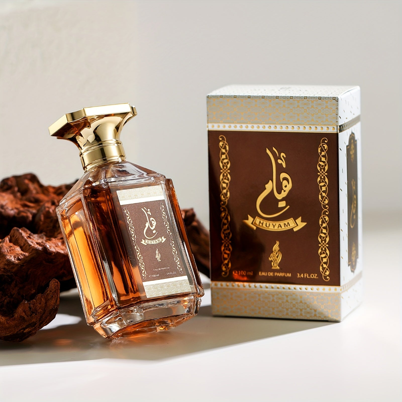Men's Eau de Toilette - Oriental Amber & Olive Wood Fragrance,